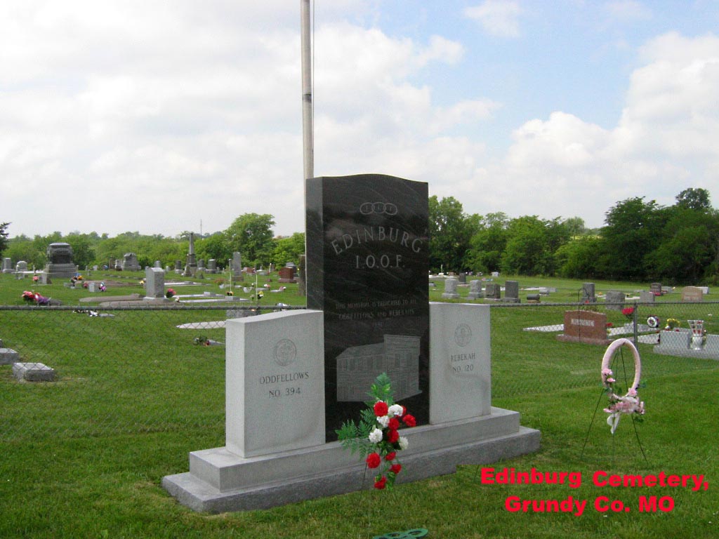 IOOF Memorial Closeup