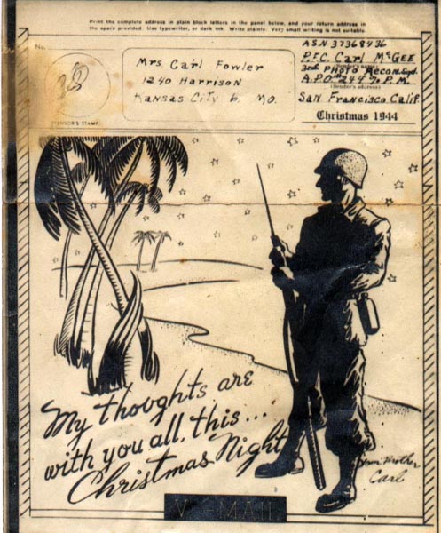 Carl McGee Christmas Card