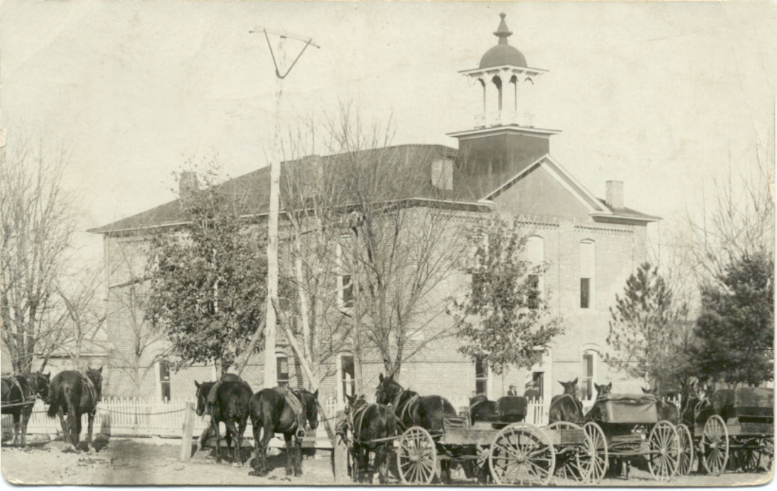 Hickory County Courthouse, 1914 postcard