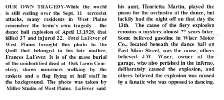 Dance hall article