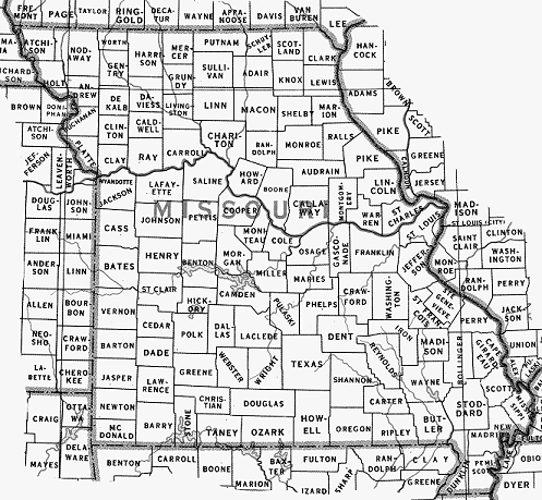 Missouri State Map