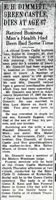 Ernest H. Dimmitt Obituary; click to view larger image.
