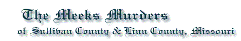 The Meeks Murders of Sullivan County and Linn County